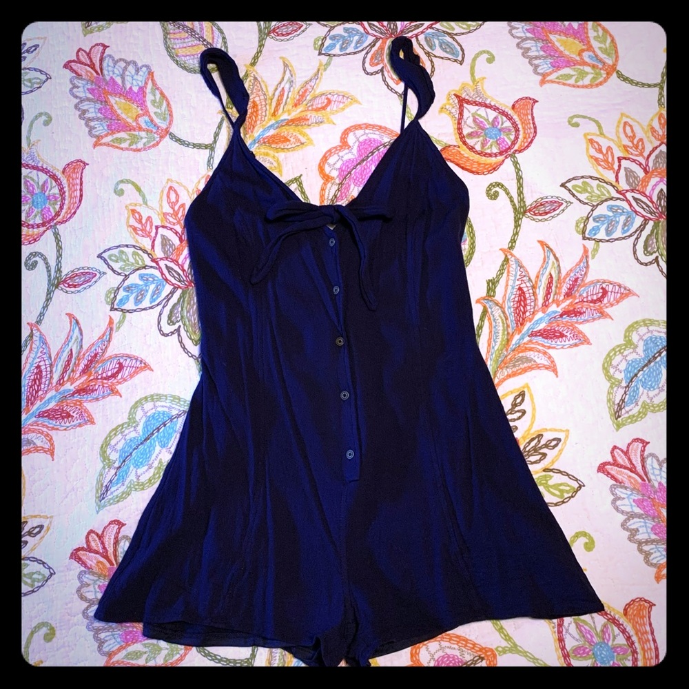 Cute Little Navy Romper